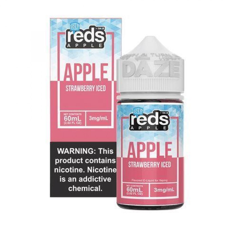 Reds Strawberry Iced by VAPE 7 DAZE E-Liquid 60ml