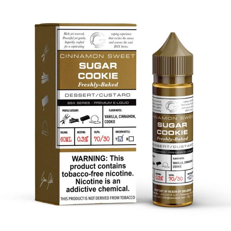 Sugar Cookie by Glas Basix Series 60ml