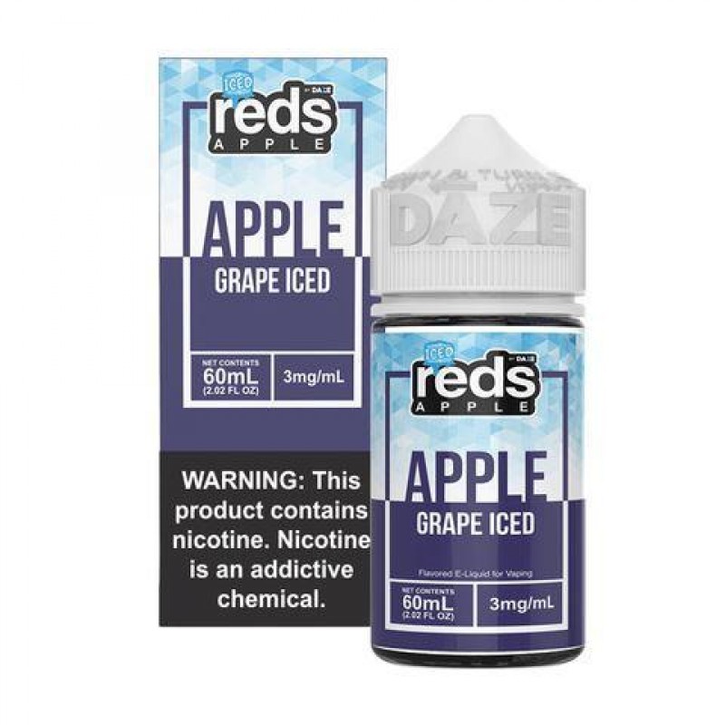 Reds Grape Iced by VAPE 7 DAZE E-Liquid 60ml