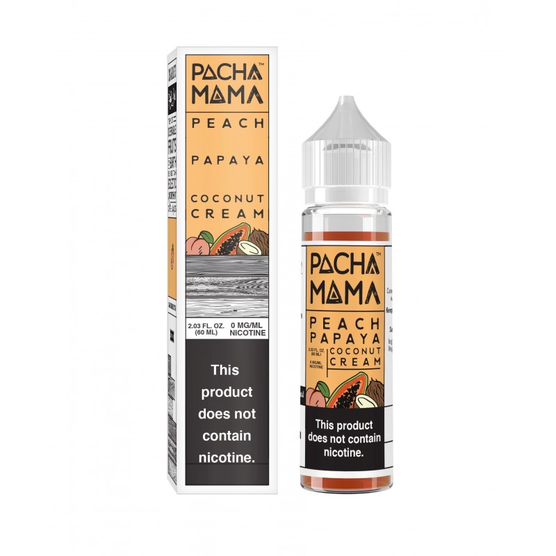 Peach Papaya Coconut Cream by Pachamama EJuice 60m...
