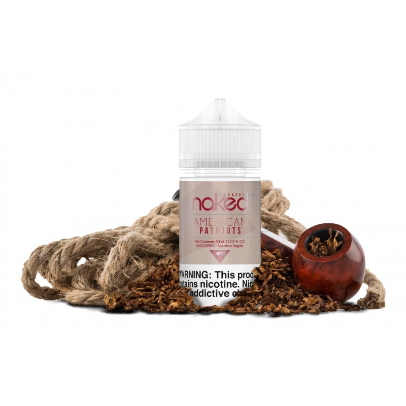 American Patriots by Naked 100 Tobacco 60ml American Patriots by Naked 100 Tobacco 60ml