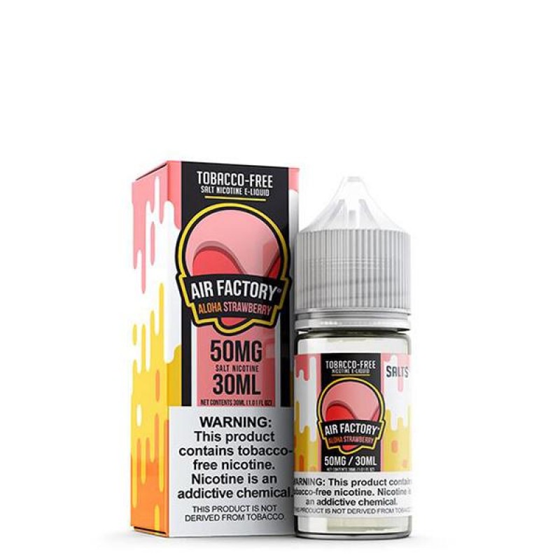 Aloha Strawberry by Air Factory Salt Synthetic Nicotine 30ML Aloha Strawberry by Air Factory Salt Synthetic Nicotine 30ML