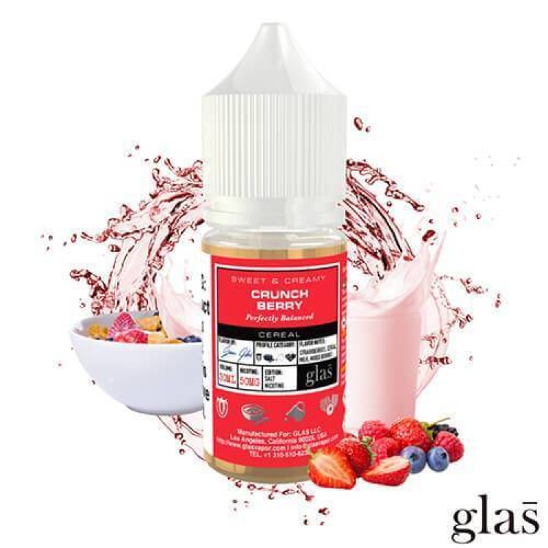 Crunch Berry by Glas Basix Nic Salts 30ml