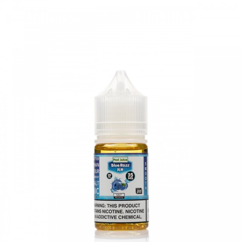 Blue Razz Ice Salt by POD JUICE E-Liquid 30ml